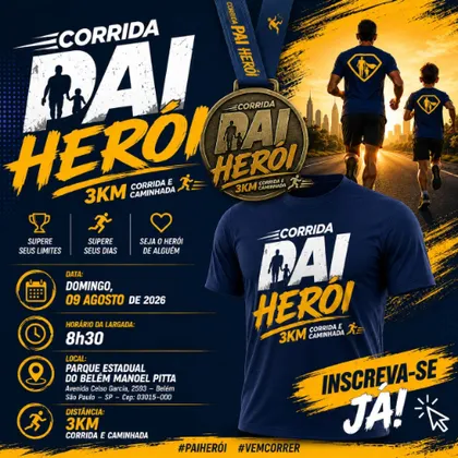 Imagem de divulgação da corrida Corrida Dia Dos Pais