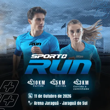 Imagem de divulgação da corrida Sports + Run 2026