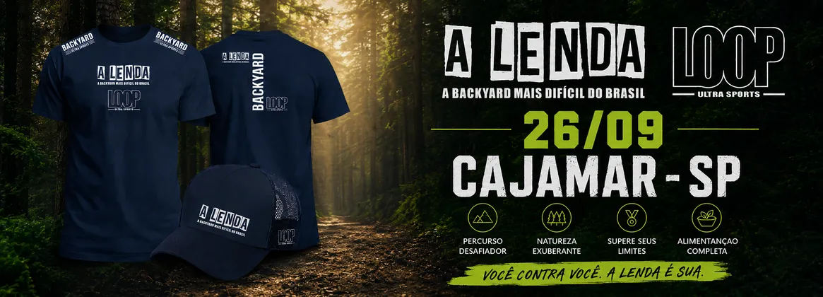Imagem de divulgação da corrida A Lenda Backyard Ultra