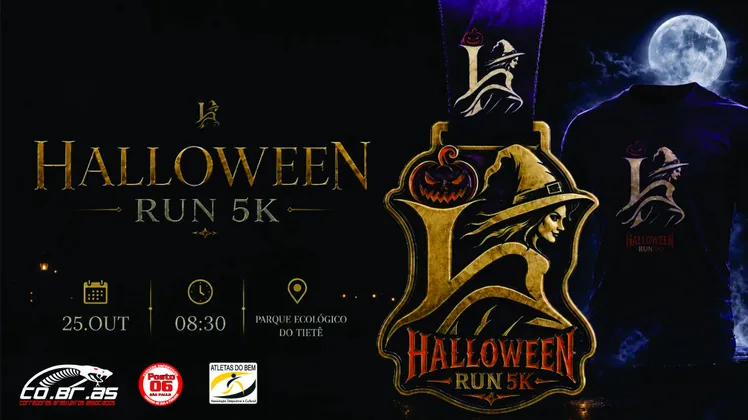 Imagem de divulgação da corrida Halloween Run 5km