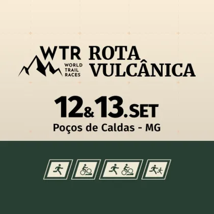 Imagem de divulgação da corrida Wtr Rota Vulcânica 2026