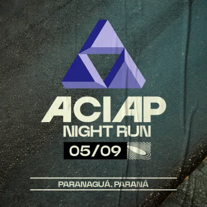 Imagem de divulgação da corrida Aciap Night Run  2026
