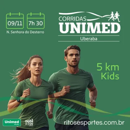 Imagem de divulgação da corrida Corridas Unimed Uberaba