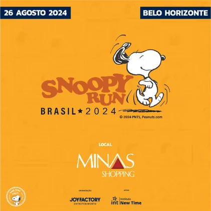 Imagem de divulgação da corrida Snoopy Run - Etapa Bh (Sem Data Definida)