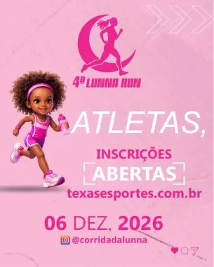 Imagem de divulgação da corrida Lunna Run 2026
