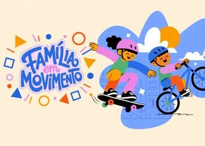 Imagem de divulgação da corrida Família em Movimento - Rio de Janeiro - 2026