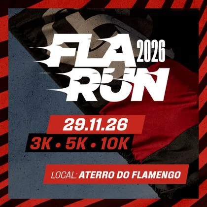 Imagem de divulgação da corrida Fla Run 2026 - Etapa Ii