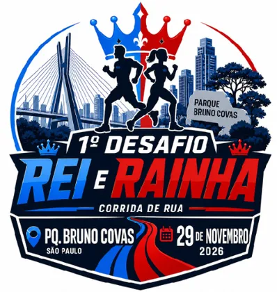 Imagem de divulgação da corrida 1º Desafio Rei E Rainha - Corrida De Rua E Caminhada