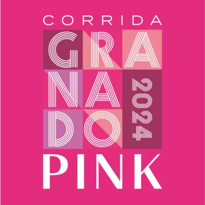 Imagem de divulgação da corrida Corrida Granado Pink Rio 2024
