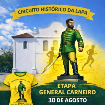 Imagem de divulgação da corrida Circuito Histórico Da Lapa - Etapa General Carneiro