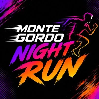 Imagem de divulgação da corrida Monte Gordo Night Run