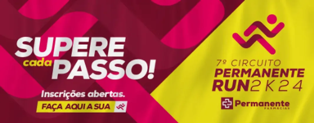 Imagem de divulgação da corrida 7º Circuito Permanente Run