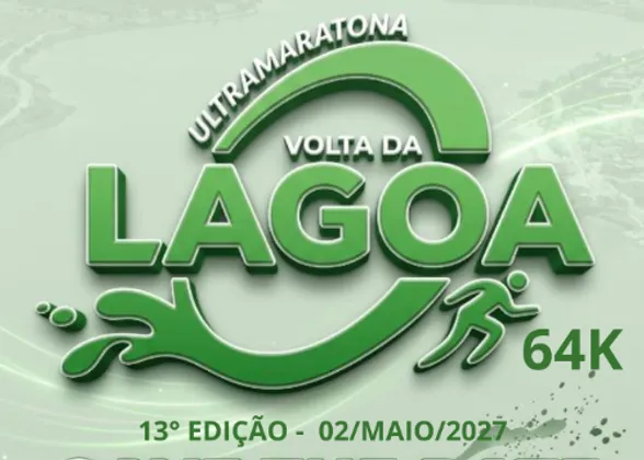 Imagem de divulgação da corrida Ultramaratona Volta Da Lagoa 2027