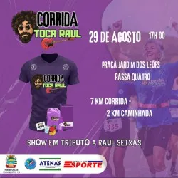 Imagem de divulgação da corrida Corrida Toca Raul Passa Quatro 2026