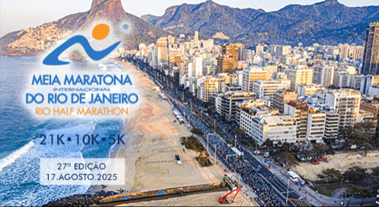 Imagem de divulgação da corrida 27 Meia Maratona INTL do RJ - INTL HALF MARAT...