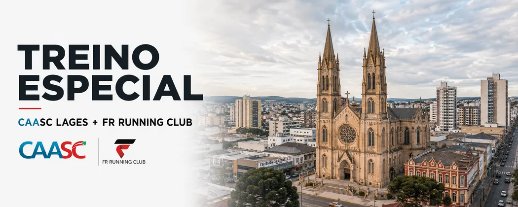 Imagem de divulgação da corrida Treino Especial Caasc Lages + Fr Running Club