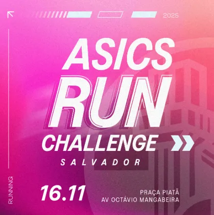 Imagem de divulgação da corrida Asics Run Challenge - Etapa Salvador