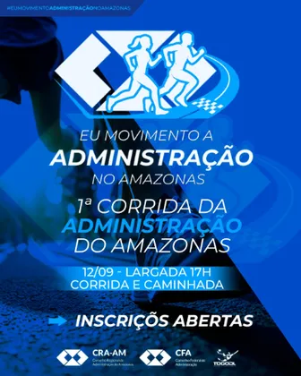 Imagem de divulgação da corrida 1ª Corrida Da Administração Do Amazonas