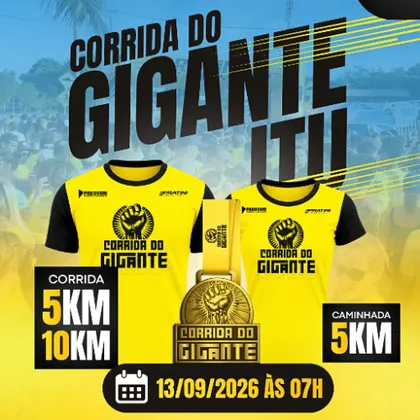 Imagem de divulgação da corrida Corrida Do Gigante - Itu 2026