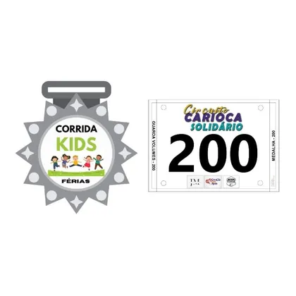Imagem de divulgação da corrida Corrida Kids Férias