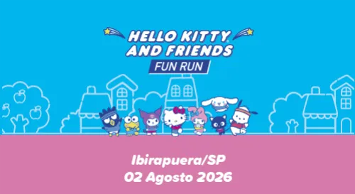 Imagem de divulgação da corrida 3 Hello Kitty and Friends Fun Run Sao Paulo