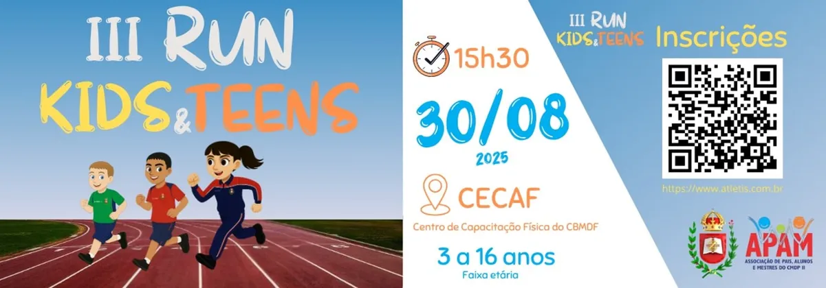 Imagem de divulgação da corrida Iii Run Kids E Teens