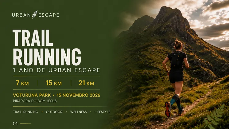 Imagem de divulgação da corrida Urban Escape Trail