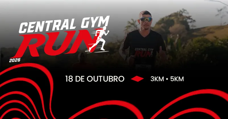 Imagem de divulgação da corrida Central Gym Run