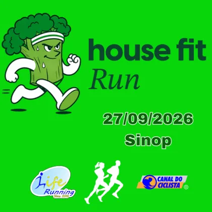 Imagem de divulgação da corrida House Fit Run