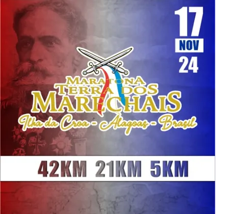 Imagem de divulgação da corrida Maratona Terra Dos Marechais
