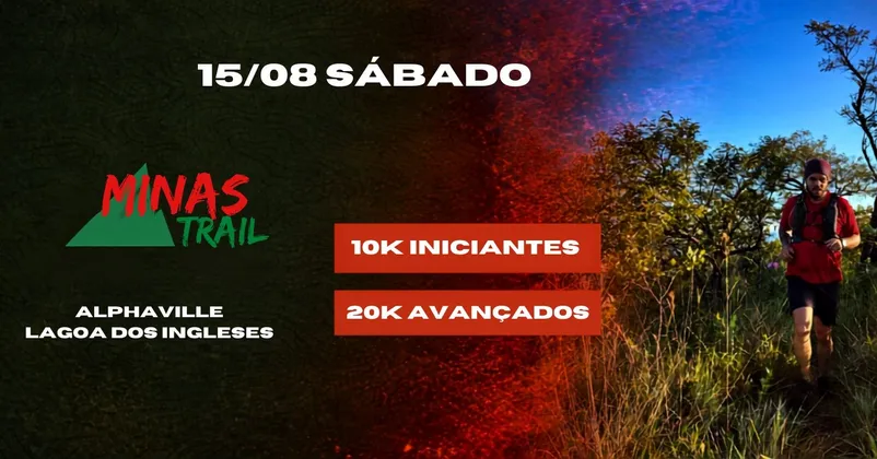 Imagem de divulgação da corrida Minas Trail - Treino Guiado Alphaville, Lagoa Dos Ingleses