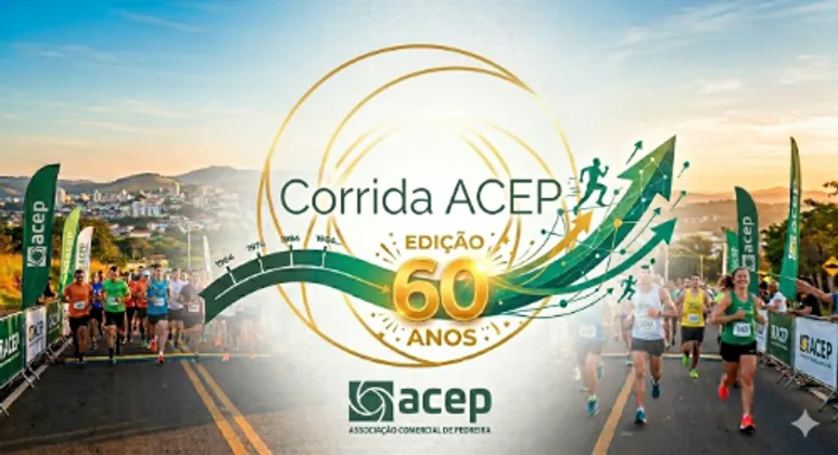 Imagem de divulgação da corrida 1ª Corrida Acep - Edição Comemorativa 60 Anos