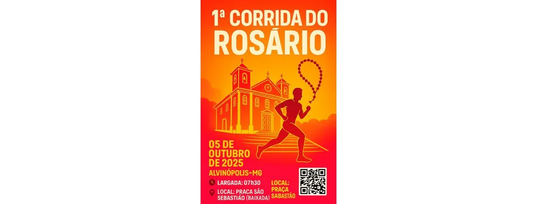 Imagem de divulgação da corrida 1º Corrida Do Rosário