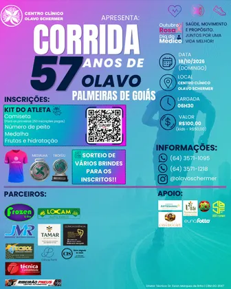 Imagem de divulgação da corrida Corrida 57 Anos De Olavo - Palmeiras De Goiás