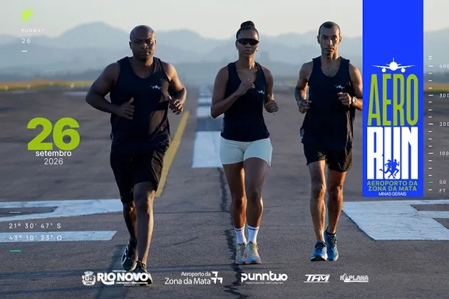 Imagem de divulgação da corrida Aero Run 2026