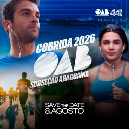 Imagem de divulgação da corrida Corrida Da Oab  Subseção De Araguaína/to 2026