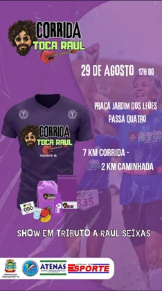 Imagem de divulgação da corrida Corrida Toca Raul Passa Quatro 2026