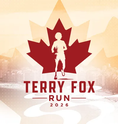 Imagem de divulgação da corrida Terry Fox Run 2026