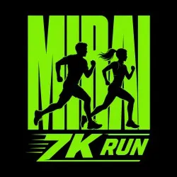 Imagem de divulgação da corrida Mirai 7K Run