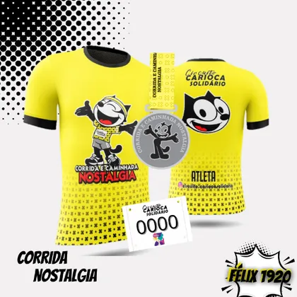 Imagem de divulgação da corrida Corrida E Caminhada Nostalgia -  Felix 1920