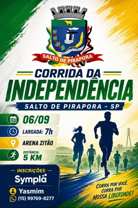 Imagem de divulgação da corrida Corrida De Pedestres Da Independência Salto De Pirapora Sp