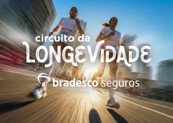 Imagem de divulgação da corrida Circuito da Longevidade Bradesco Seguros - Porto Alegre 2026