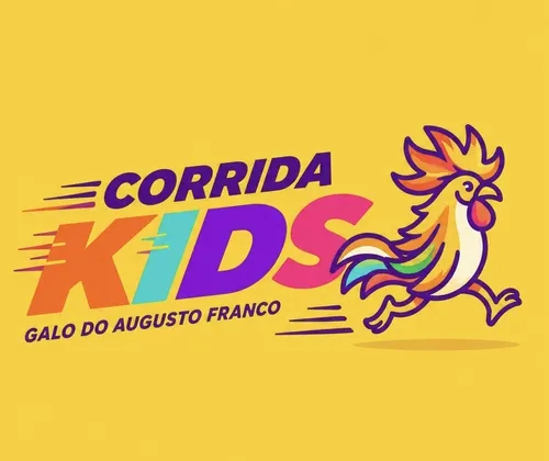 Imagem de divulgação da corrida Corrida Kids Solidária Do Galo Do Augusto Franco