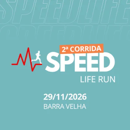 Imagem de divulgação da corrida 2º Corrida Speed Life Run