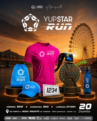 Imagem de divulgação da corrida Corrida Yup Star Run