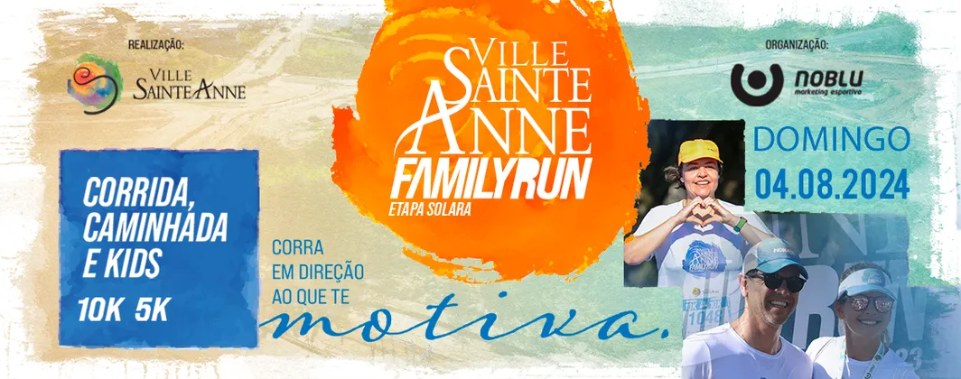 Imagem de divulgação da corrida Ville Sainte Anne Family Run 10k E 5k 2024