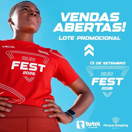Imagem de divulgação da corrida Run Fest 2026