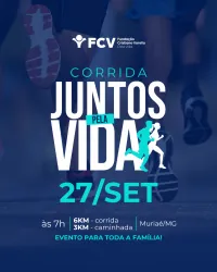 Imagem de divulgação da corrida 2ª Corrida Juntos Pela Vida