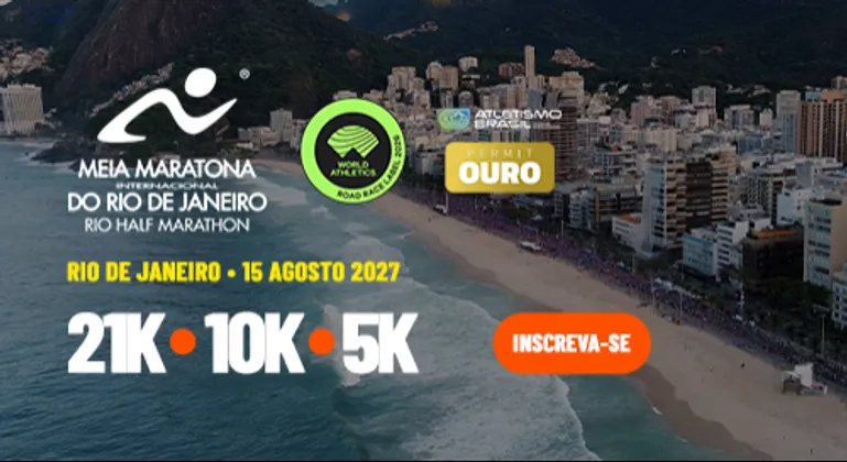 Imagem de divulgação da corrida 29 Meia Maratona Intl do Rio de Janeiro