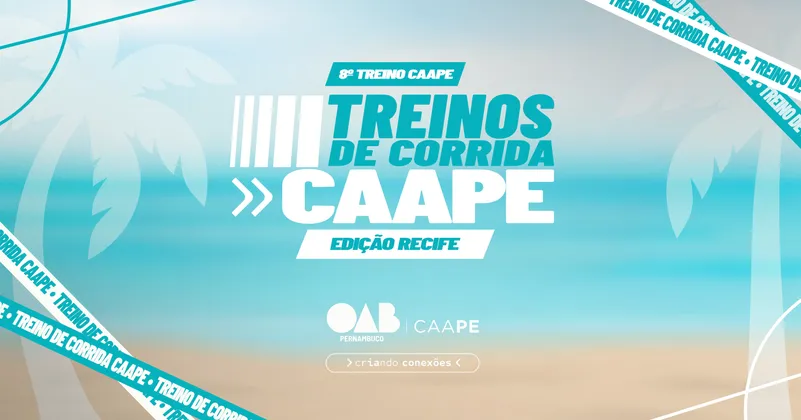 Imagem de divulgação da corrida 8º Treino de Corrida CAAPE